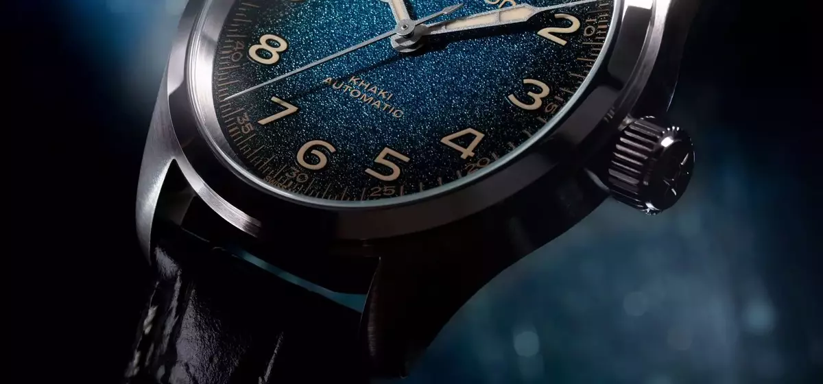 Hamilton Launches New 'Interstellar' Inspired Khaki Field Murph Watch with Striking Blue Dial