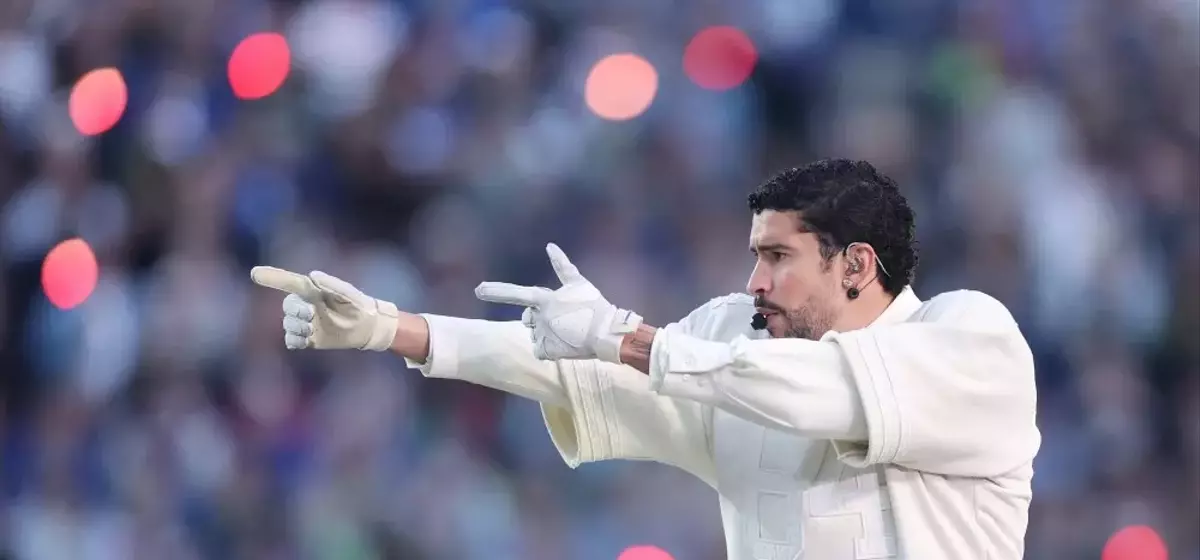 Bad Bunny Honored with Emmy for Super Bowl Halftime Performance