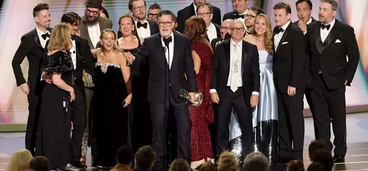 Stephen Colbert's 'Late Show' Triumphs at Emmys, Host Urges Industry to Hire His Talented Crew