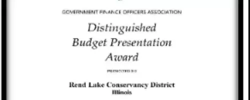 Recognizing Excellence: Rend Lake Conservancy District Honored with Top Budget Presentation Award