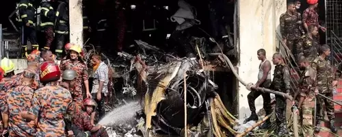 Tragic Plane Crash in Dhaka Claims Multiple Lives at College Campus