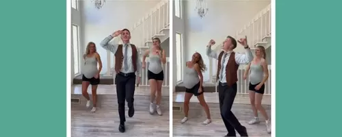 A Cinematic Pregnancy Journey: Mother and Daughter Recreate 'Father of the Bride Part II'