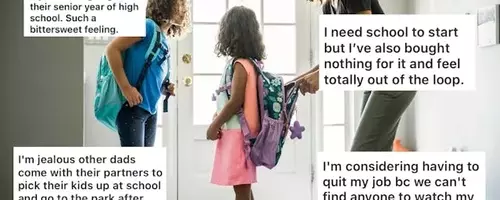Parents' Candid Admissions as Summer Ends and School Resumes