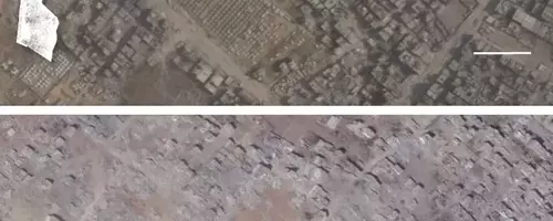 Gaza's Zeitoun Neighborhood Transformed into Desolate Landscape