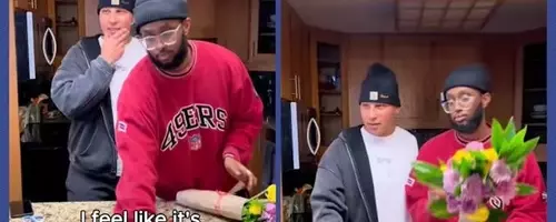 Men Confront Vulnerability in Flower-Giving