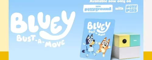 Bluey: Bust-a-Move, the new interactive video game, encourages active play