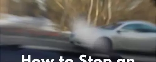 How to stop automotic car if the brakes fall