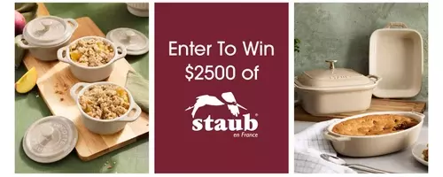 Staub Holiday Sweepstakes: Win Premium Kitchenware