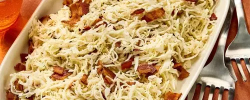 Delectable Cabbage and Bacon Side Dish