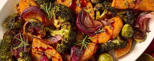 Balsamic Roasted Sheet Pan Vegetables: A Nutritious and Flavorful Side Dish