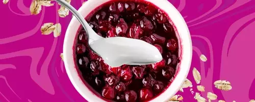 Repurpose Leftover Cranberry Sauce with Delicious Baked Oats