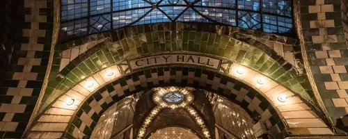 NYC Mayor's Oath in Historic Subway Station