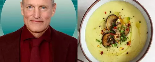 Woody Harrelson and Laura Louie's Vegan Creamy Potato Leek Soup Recipe