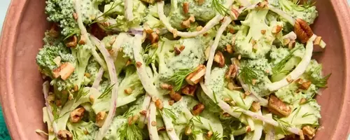 High-Protein Creamy Broccoli Salad
