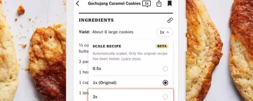 Scaling Recipes with AI: The New York Times Cooking App's Innovation
