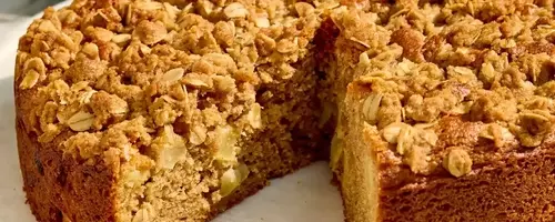 Traditional Irish Apple Cake with a Healthy Twist