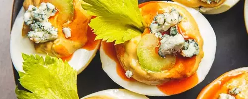 Spicy Blue Cheese Deviled Eggs: A Culinary Fusion