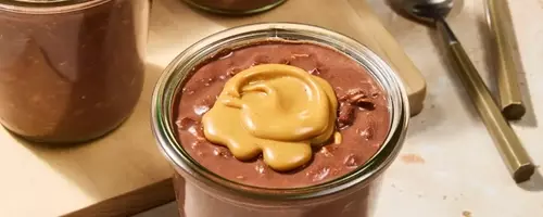 Indulgent High-Protein Peanut Butter-Chocolate Overnight Oats