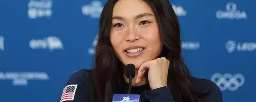 Snowboarder Chloe Kim Pursues Historic Third Olympic Gold Amidst Injury