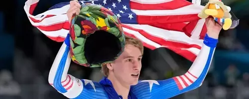 Stolz Dominates 1000m Speed Skating at Milan Cortina Games