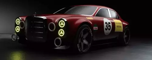 Mercedes-Benz Reimagines the Iconic "Red Pig" as a Modern Luxury Sedan