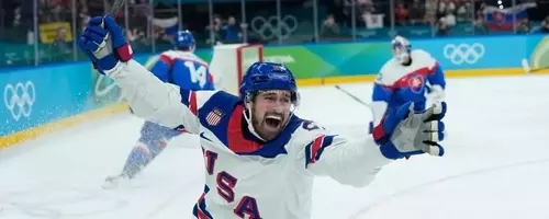 USA and Canada Vie for Olympic Ice Hockey Gold
