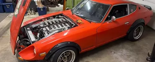 Datsun 240Z Gets V12 Engine Transplant, Roars Like a Ferrari