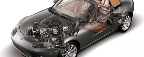 Mazda Engineers Covertly Installed a V6 Engine in a Miata Prototype