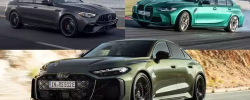 Audi RS 5, BMW M3, and Mercedes-AMG C63: A Performance Sedan Showdown