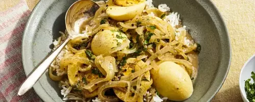 Homemade Balti-Style Eggs in Creamy Coconut Sauce