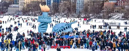 Celebrating Winter: Madison's Frozen Assets Festival Faces Climate Challenges