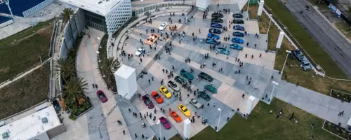 Air/Water Show Unites Porsche Enthusiasts in Costa Mesa