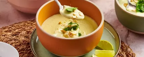 Creamy Thai-Inspired Parsnip Soup with Coconut and Aromatics