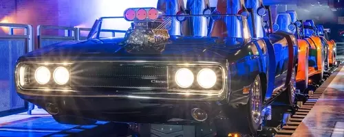 Fast & Furious: Hollywood Drift Roller Coaster Unveils Iconic Ride Vehicles