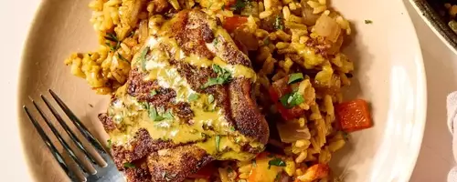Golden Chicken & Rice Skillet: A Quick & Healthy Casserole