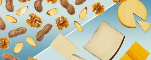 Nuts or Cheese: The Optimal Mediterranean Snack Choice?