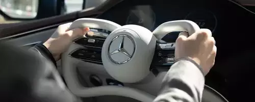 Mercedes-Benz Debuts Steer-by-Wire Technology and Yoke Steering Wheel in 2026 EQS Sedan