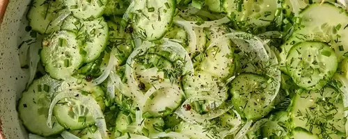 Marinated Cucumber Salad: A Refreshing and Healthy Side Dish