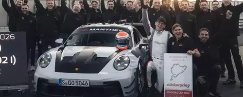 Porsche 911 GT3 RS with Manthey Kit Dominates Nürburgring, Outperforms High-Powered Rivals