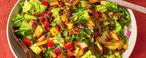 Zesty Black Bean Fajita Salad: A Quick & Healthy Meal