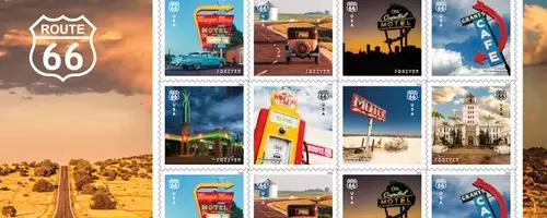 Route 66 Commemorative Stamps Issued by USPS