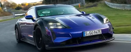 Porsche Taycan Turbo GT Manthey Claims New Nürburgring Record