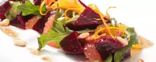 Beet and Citrus Salad with Pine Nut Vinaigrette