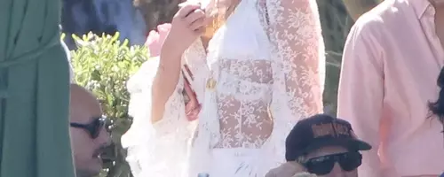 Dua Lipa's Post-Wedding Brunch Style: A Chic Lace Ensemble