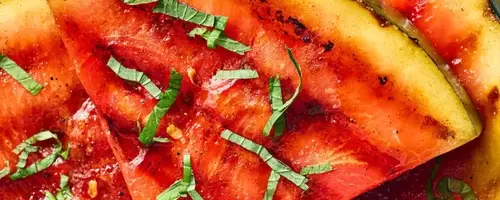 Grilled Watermelon with Honey-Lime-Cayenne Glaze: A Spicy Summer Treat