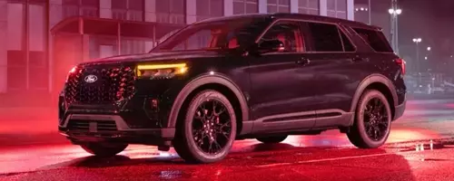 Ford Explorer ST Unveils New "Sinister" All-Black Appearance Package for 2027 Model