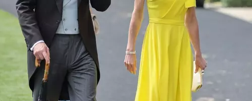 Duchess Catherine's Radiant Yellow Ensemble Illuminates Royal Ascot