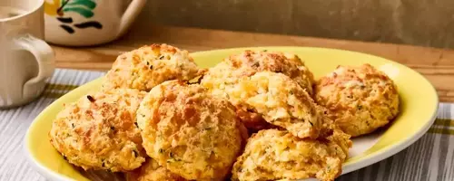 Effortless Chive and Cheddar Drop Biscuits