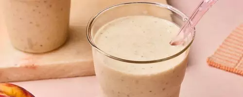 Revitalize Your Morning: The Ultimate High-Protein Peach Oatmeal Smoothie