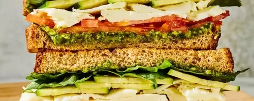Delicious and Nutritious Vegetable Pesto Sandwich: A Quick Meal Solution
